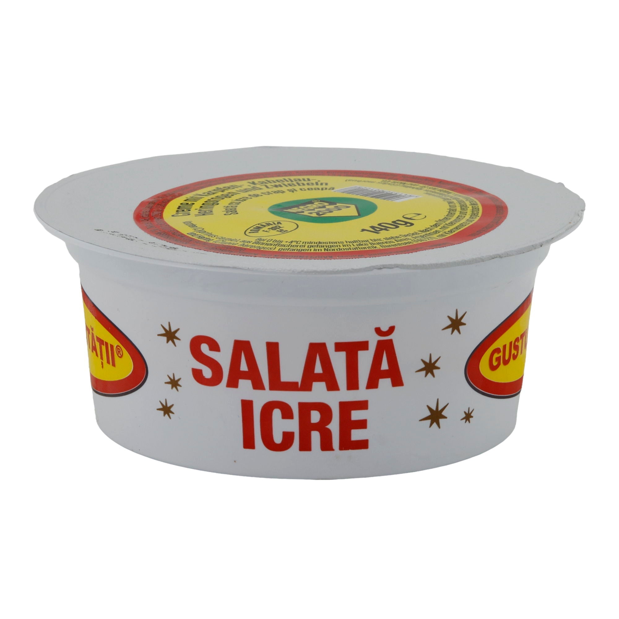 Karpfenrogen-Aufstrich Negro 2000 Salată cu Icre de Crap și Ceapă | Aufstrich | Mit Zwiebeln | 140 g NEGRO